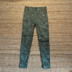 Gymshark seamless leggings with ruched back